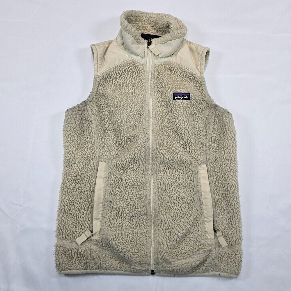 Patagonia Women’s Vintage Beige Retro-X Fleece Vest Size XS